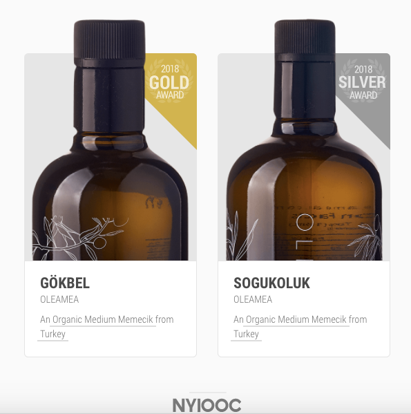 NYIOOC WORLD OLIVE OIL COMPETITION 2018 OLEAMEA Extra Virgin Olive Oils