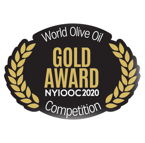 World Olive Oil Gold Award NYIOOC 2020 Competition