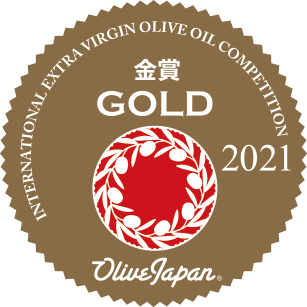International Extra Virgin Olive Oil Competition. Gold, 2021 Olive Japan